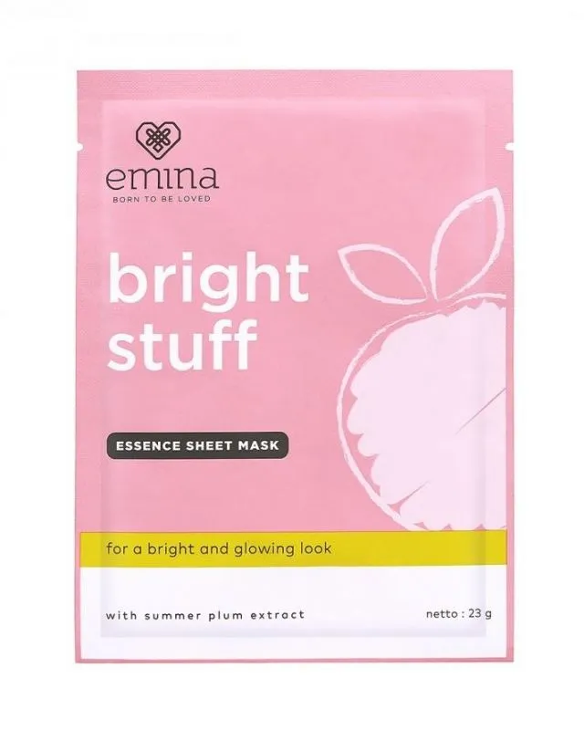 emina bright stuff essence sheet mask_