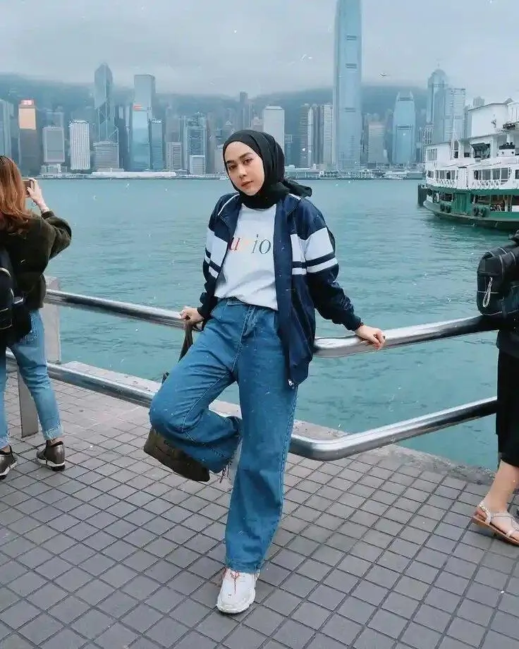 ootd hijab jeans-2_