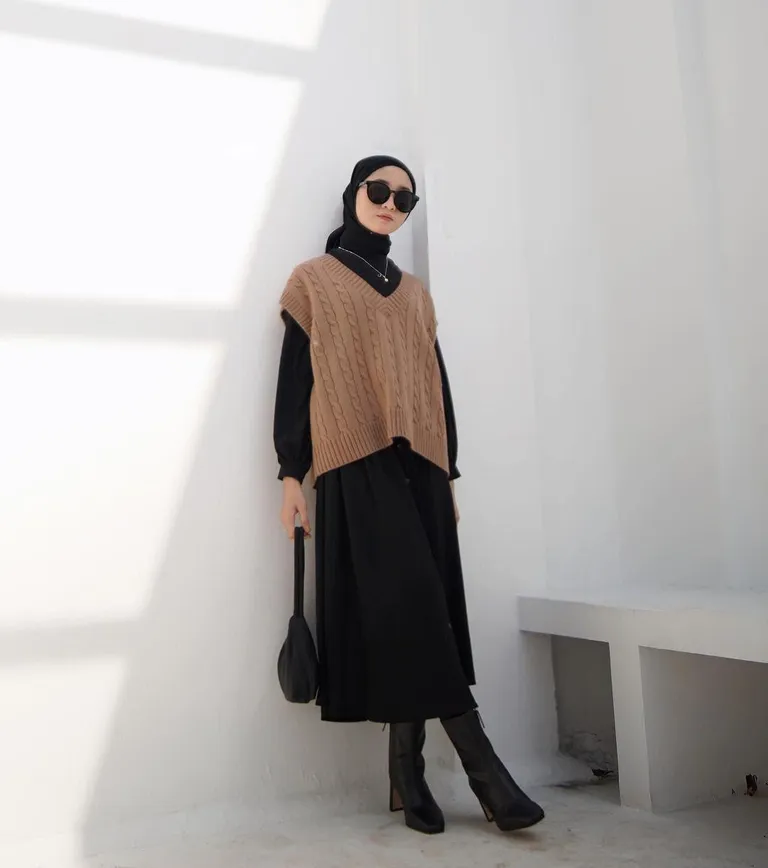 ootd vest hijab-8_