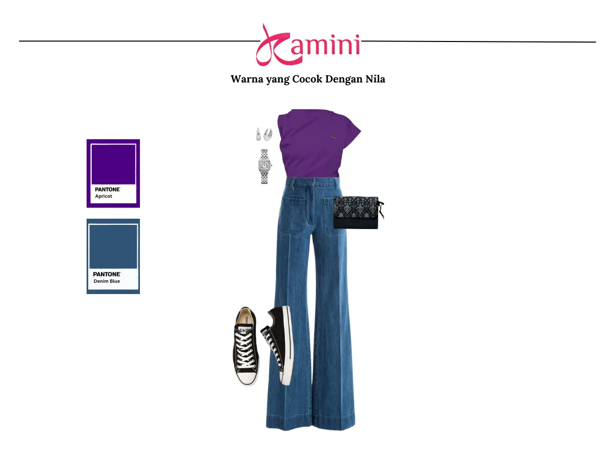 Warna Nila dan Warna Denim Blue_