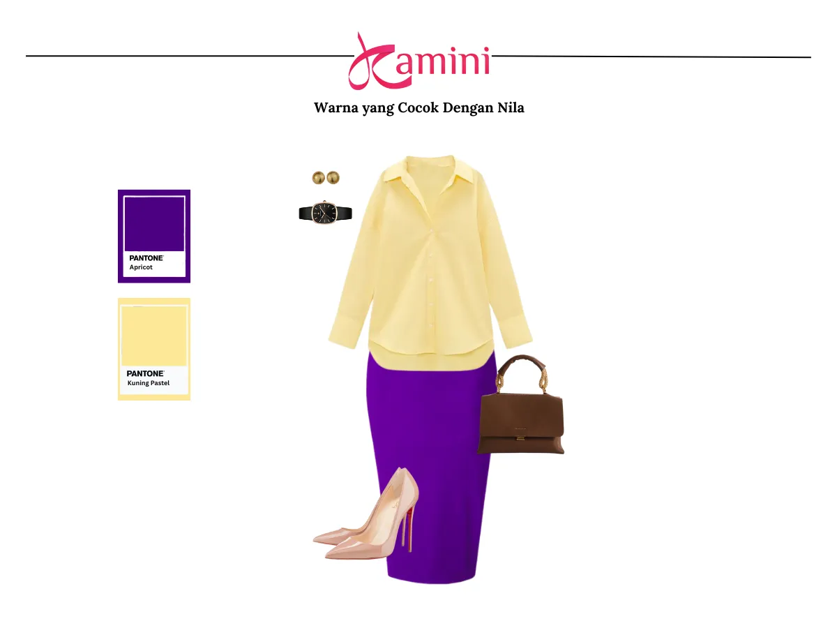Warna Nila dan Warna Kuning Pastel_