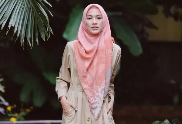 warna hijab untuk baju cream_Pink Peach_