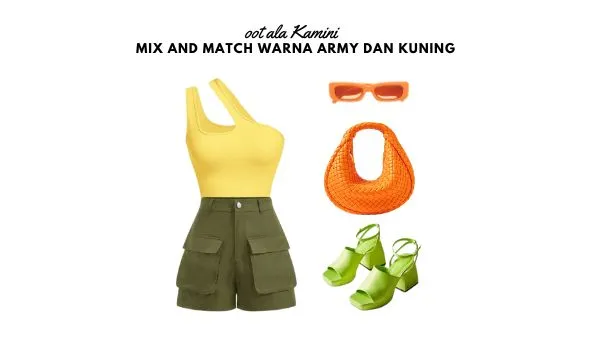 Mix and Match Warna Army dan Kuning_