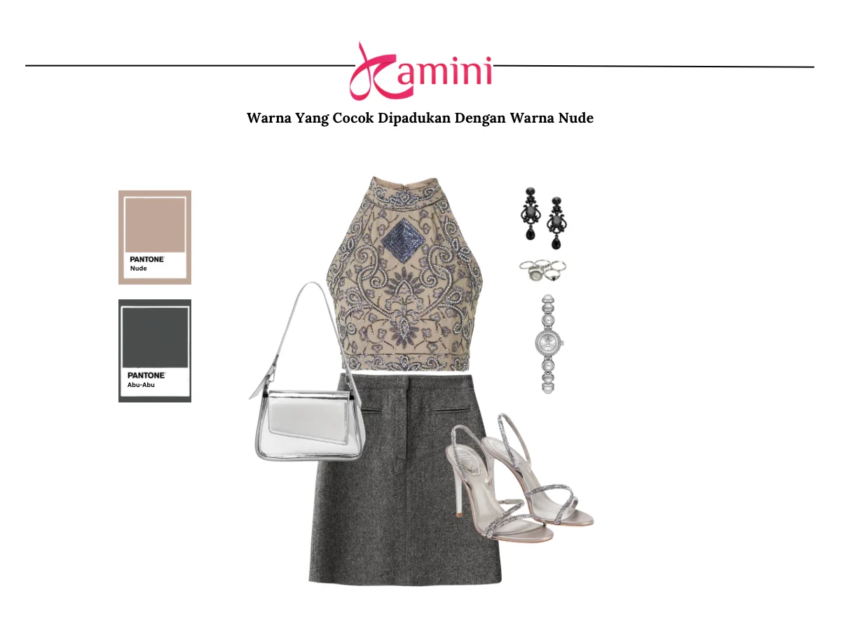 Warna Nude dan Abu-Abu