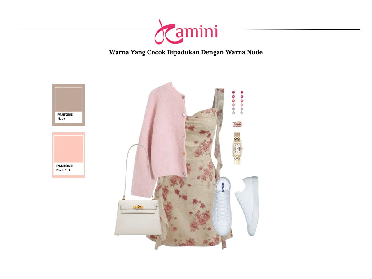 Warna Nude dan Blush Pink