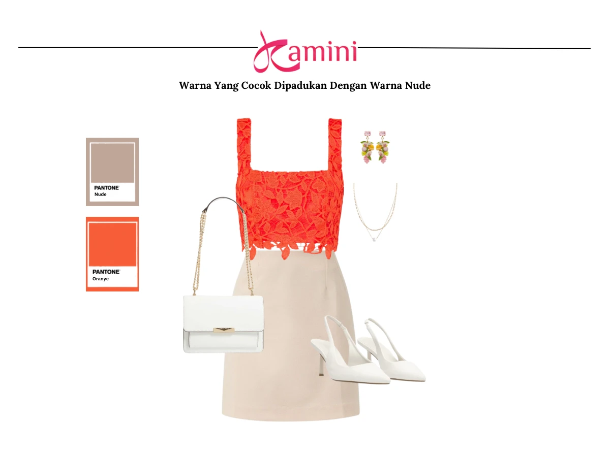 Warna Nude dan Oranye