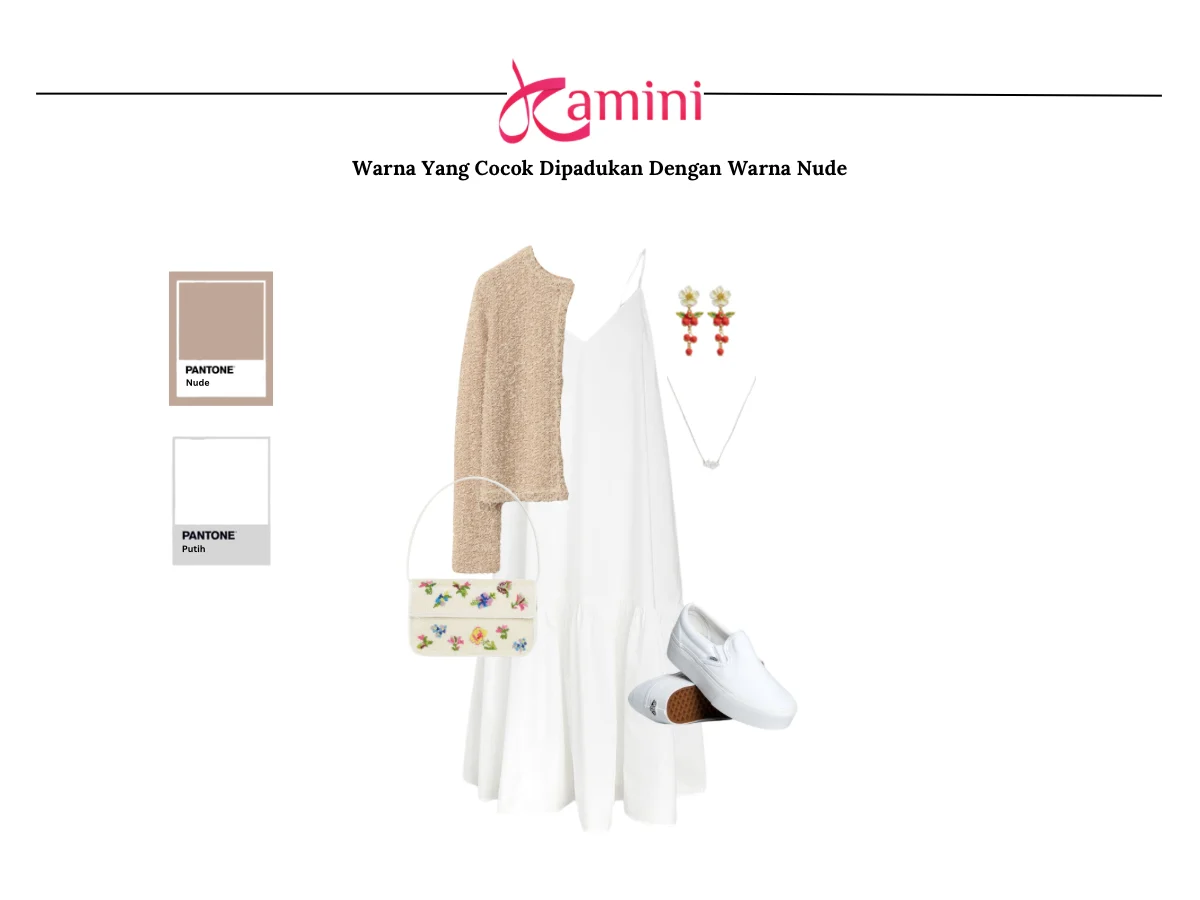 Warna Nude dan Putih