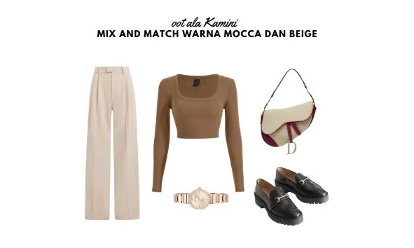 Mix and Match Warna Mocca dan Beige_