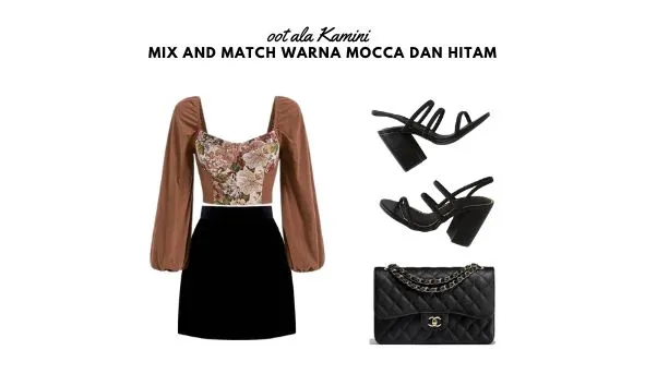 Mix and Match Warna Mocca dan Hitam_