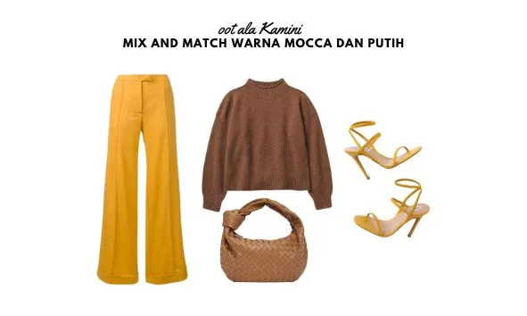 Mix and Match Warna Mocca dan Kuning_