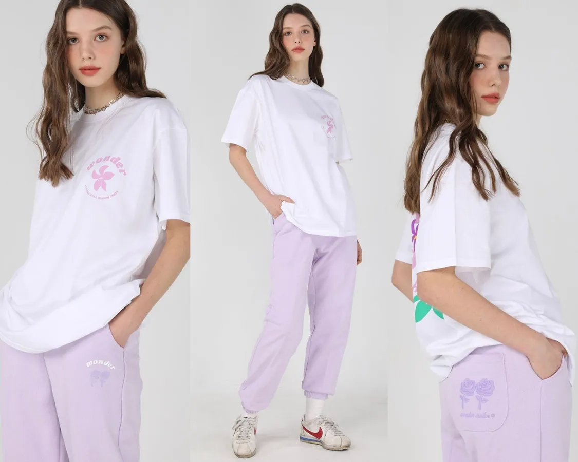 Warna Baju yang Cocok Untuk Celana Lilac_Putih_