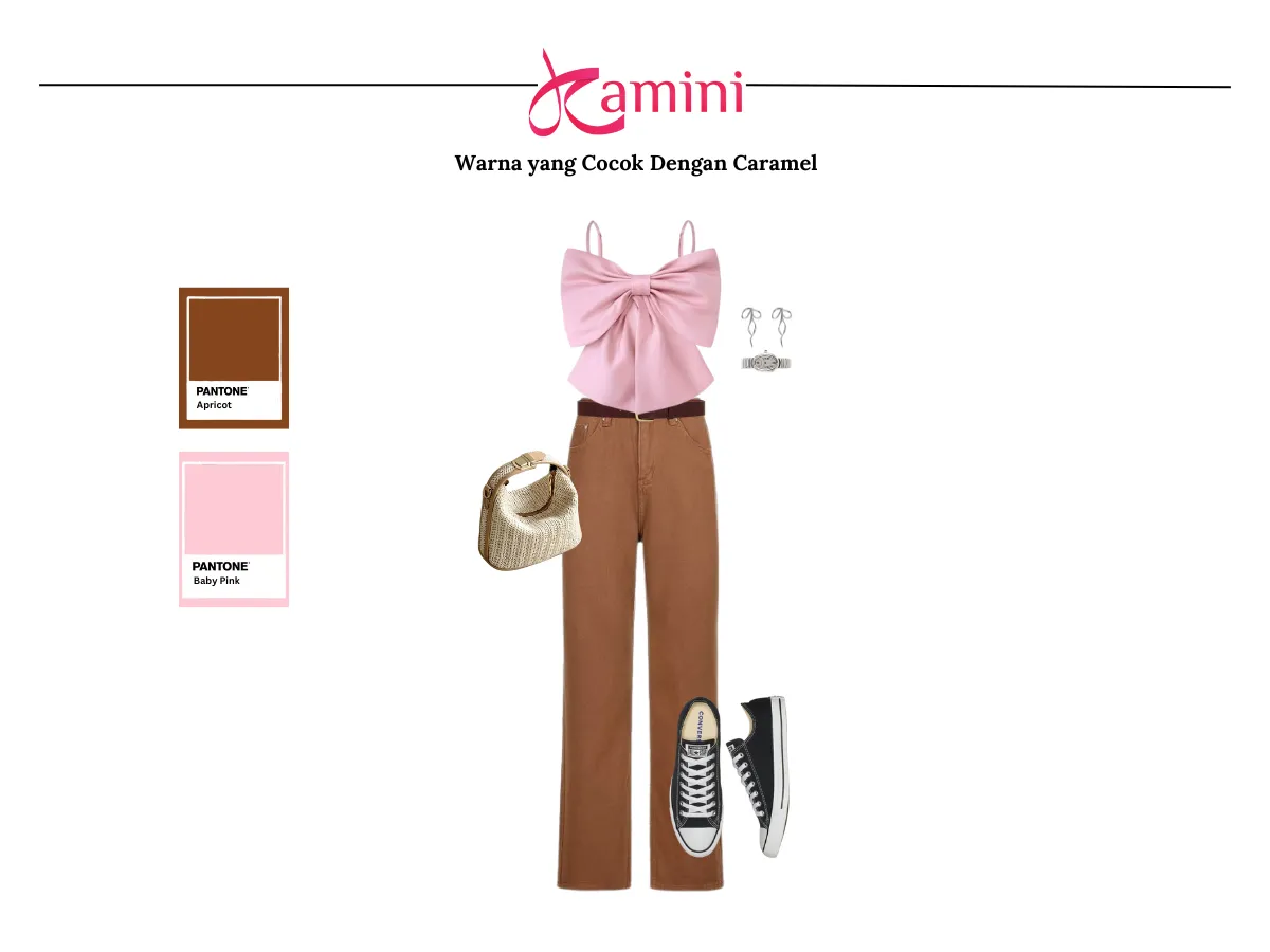 Warna Caramel dan Warna Baby Pink_