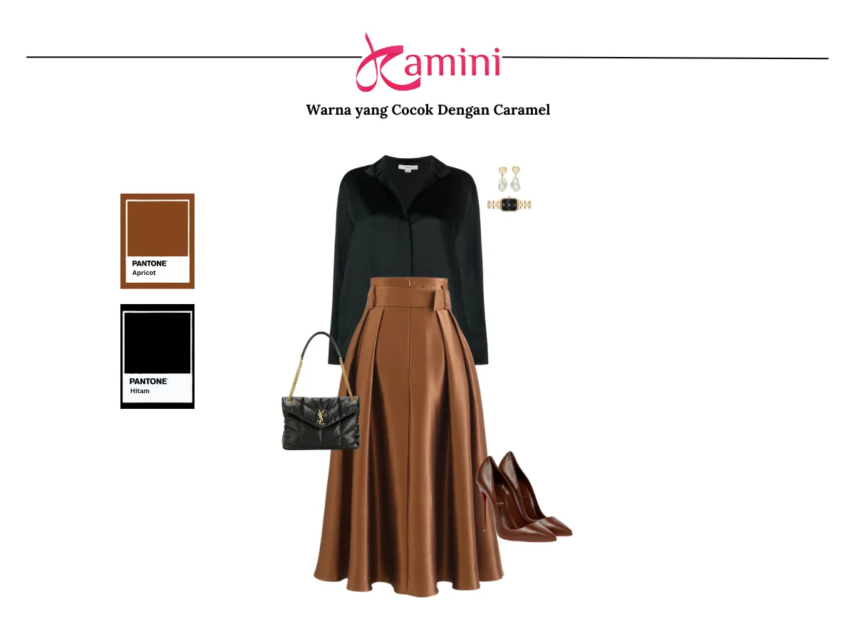 Warna Caramel dan Warna Hitam_