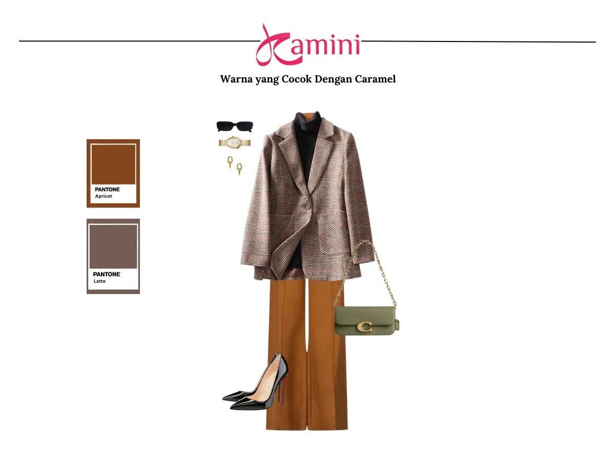Warna Caramel dan Warna Latte Brown_