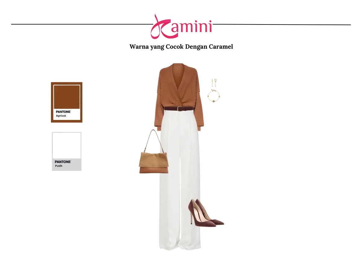 Warna Caramel dan Warna Putih_