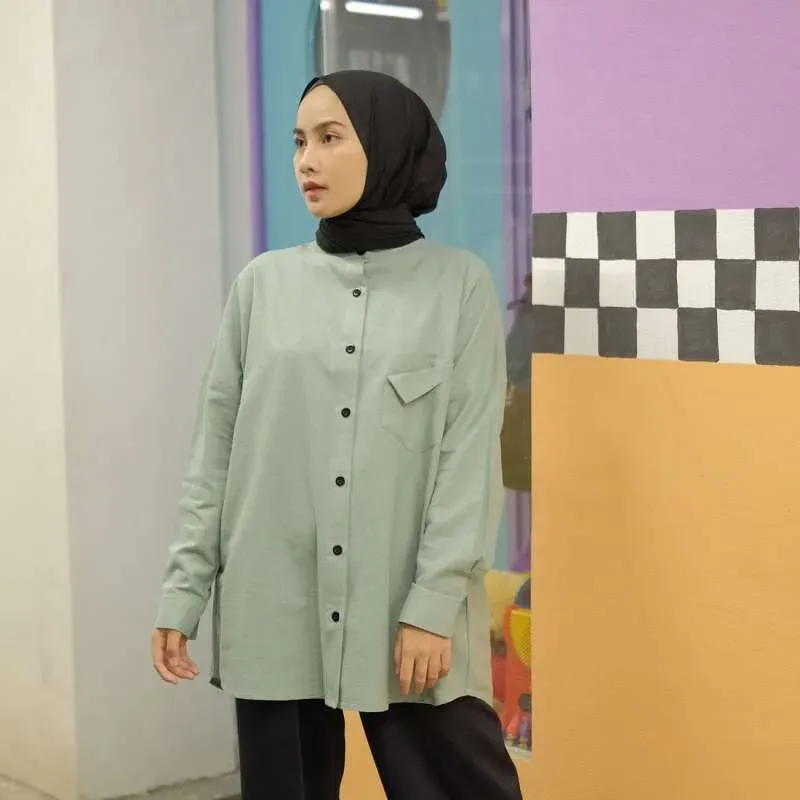 Warna Hijab yang Cocok Untuk Baju Matcha_Hitam_