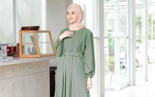 Warna Hijab yang Cocok Untuk Baju Matcha_Latte_