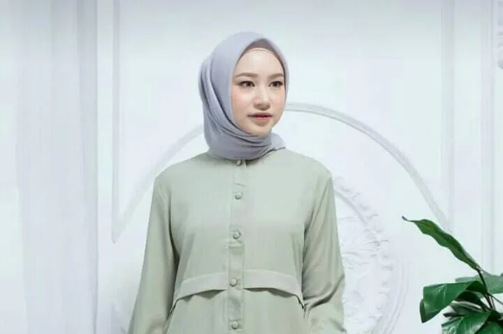 Warna Hijab yang Cocok Untuk Baju Matcha_Misty_
