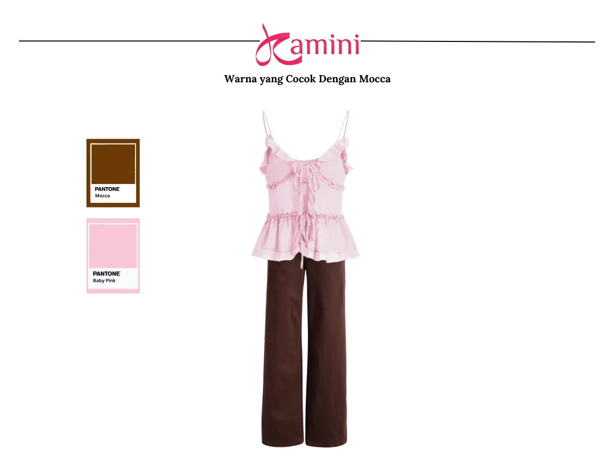 Warna Mocca dan Baby Pink_