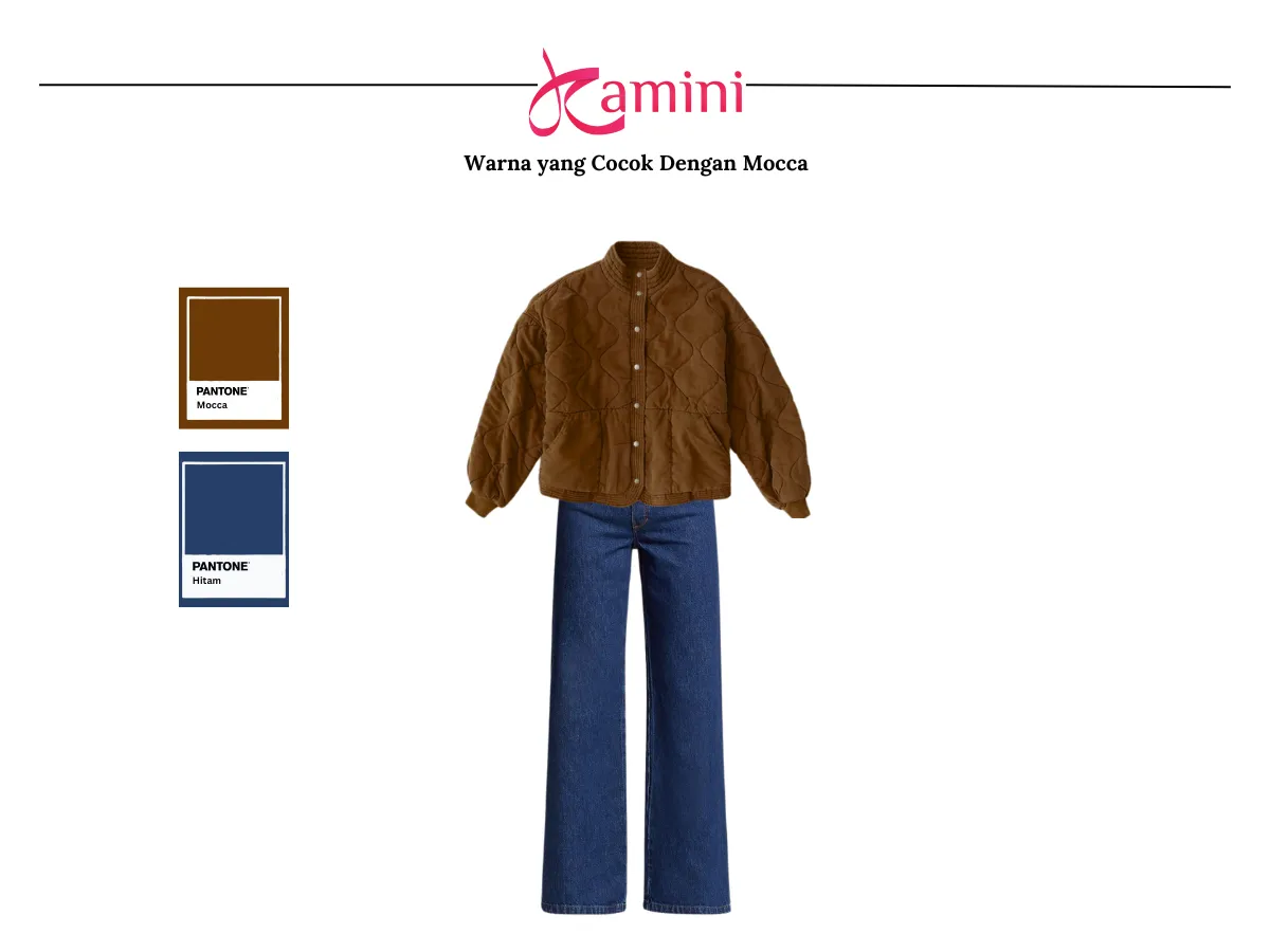 Warna Mocca dan Denim Blue_