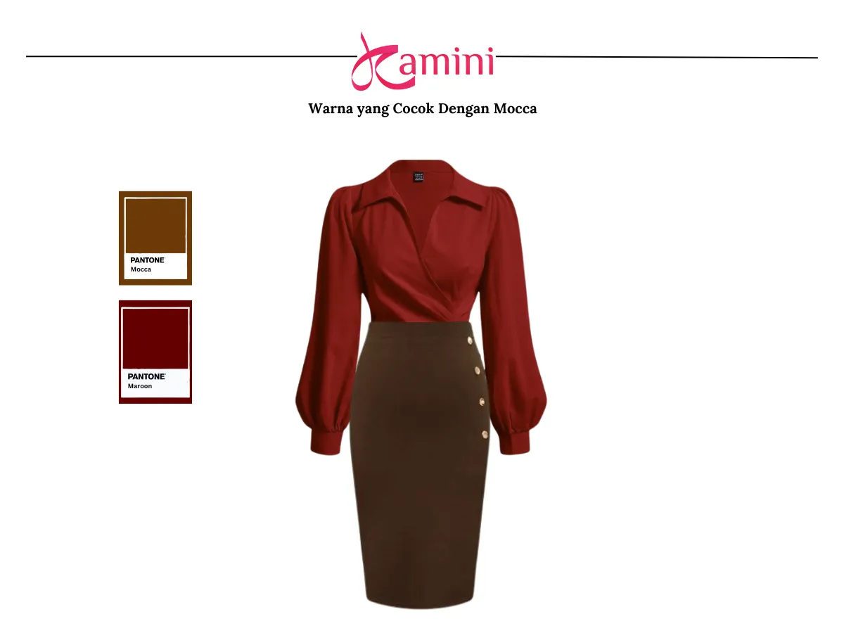 Warna Mocca dan Maroon_