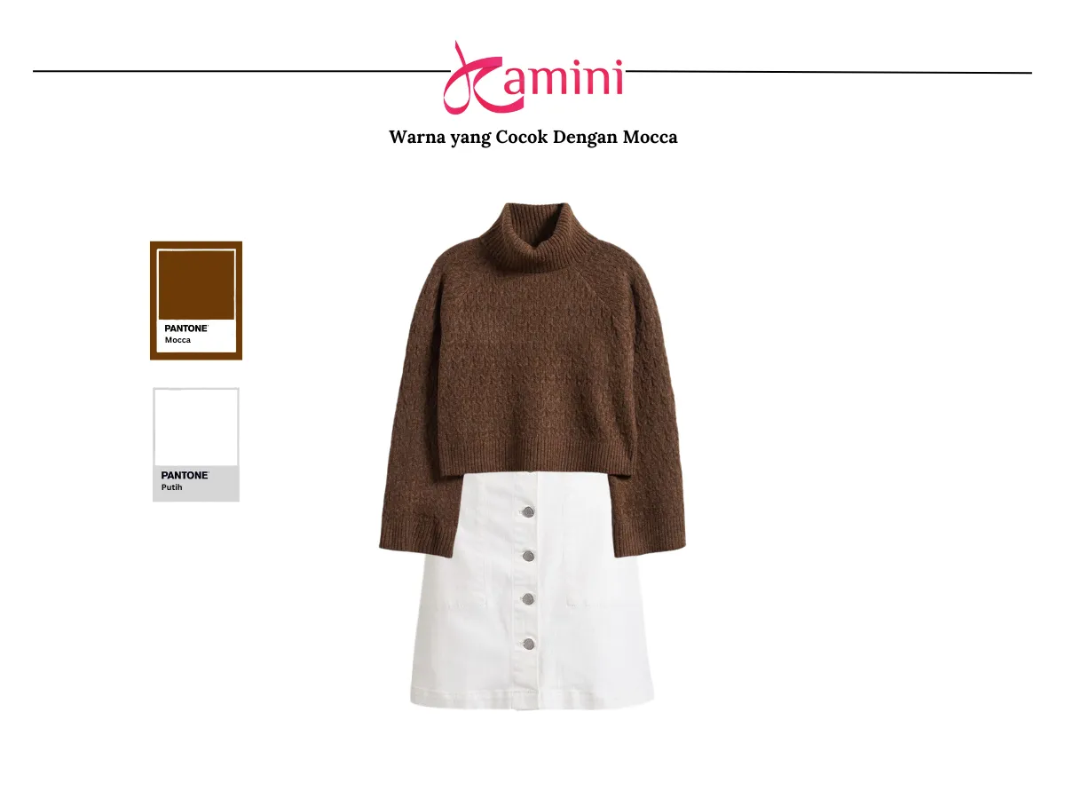 Warna Mocca dan Putih_