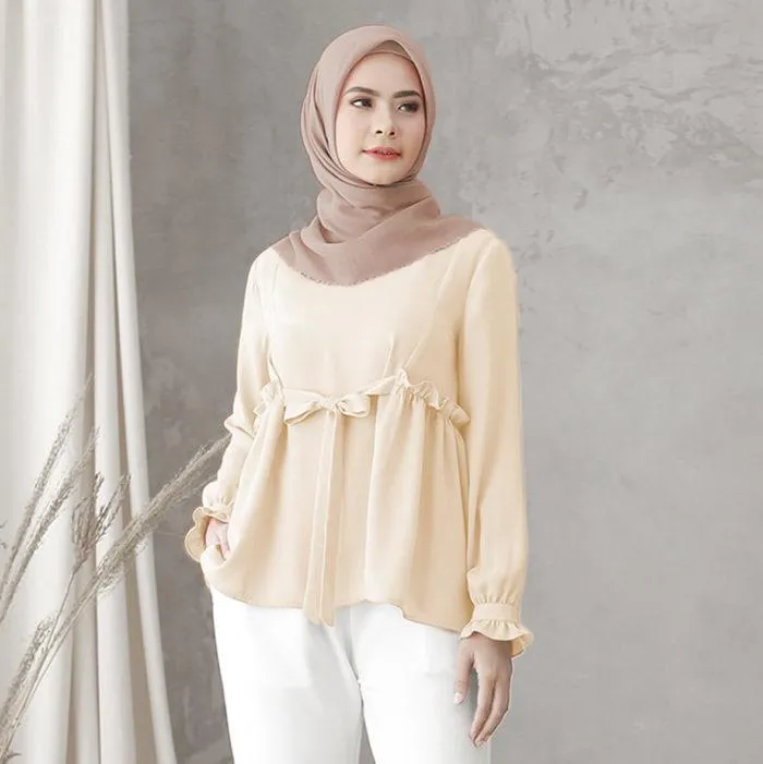warna hijab untuk baju beige_Milo_