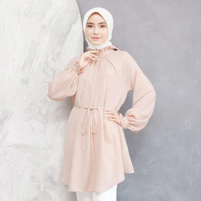 warna hijab untuk baju beige_Putih_