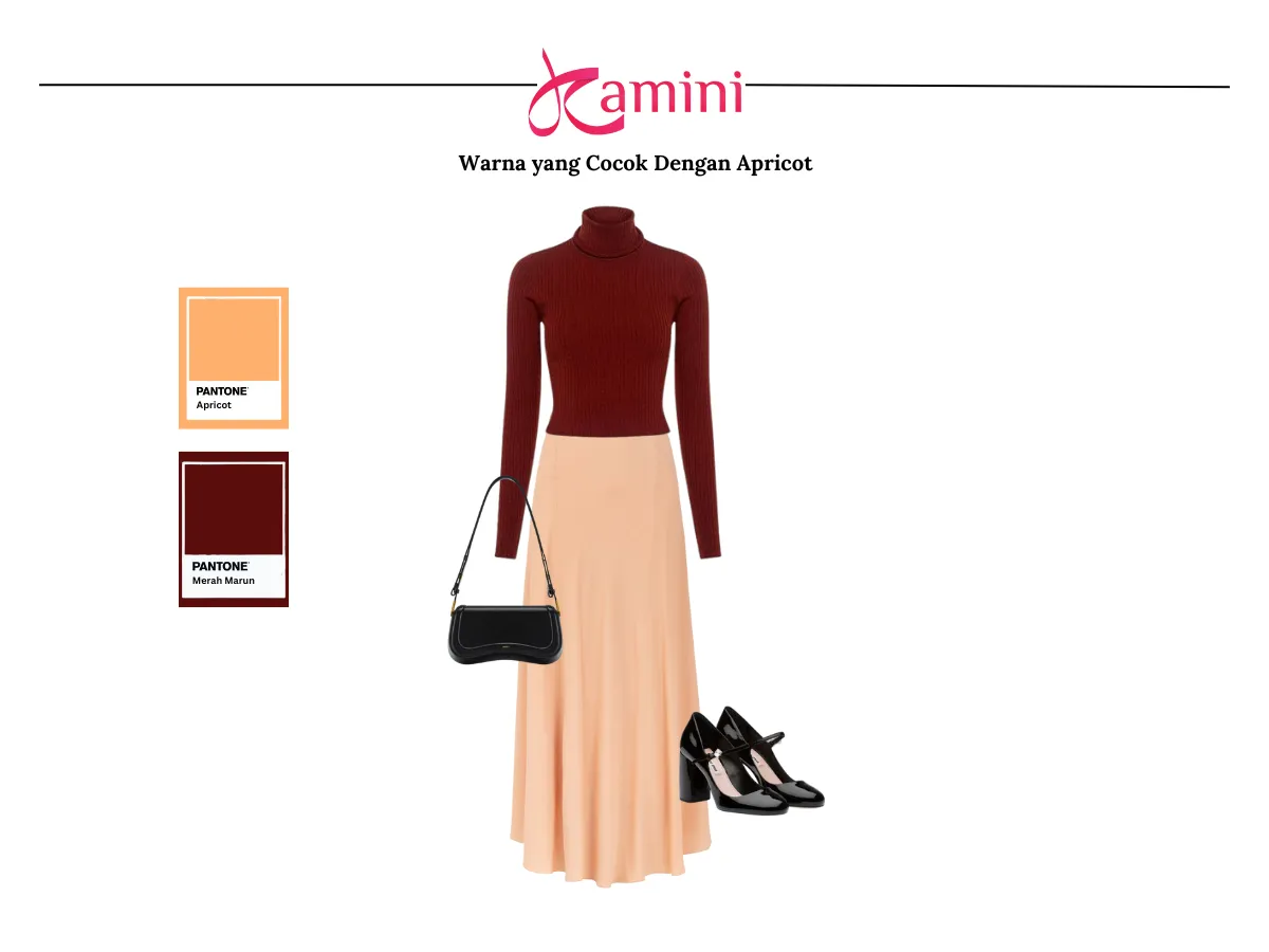Warna Apricot dan Warna Merah Marun_