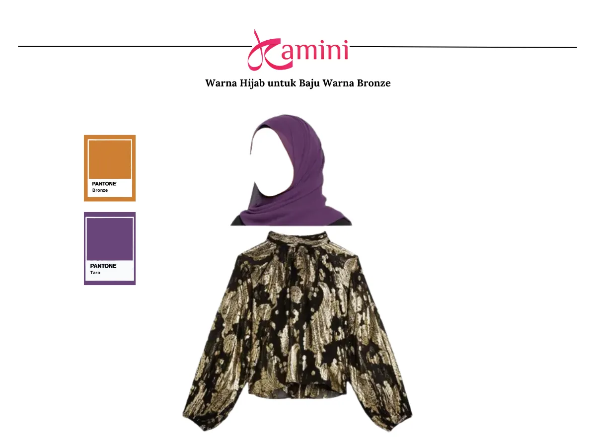 6. Hijab Warna Taro_