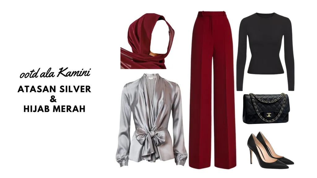 Hijab Warna Merah_