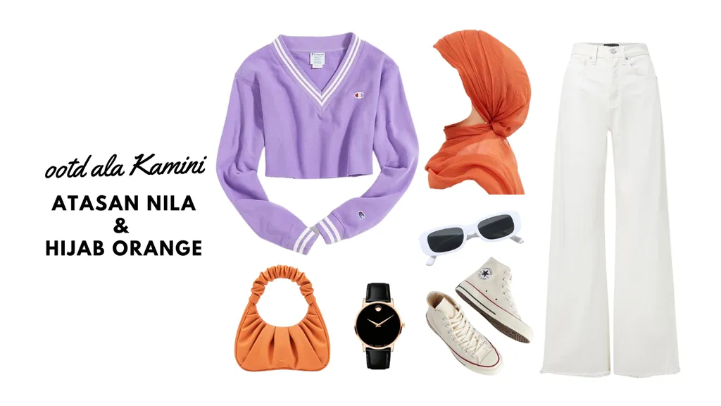 Hijab Warna Orange_