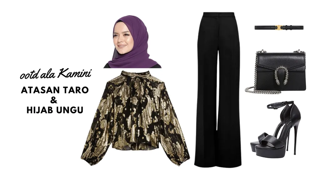 Hijab Warna Ungu_
