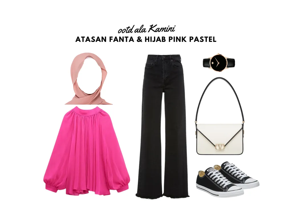 Hijab Warna Pink Pastel_