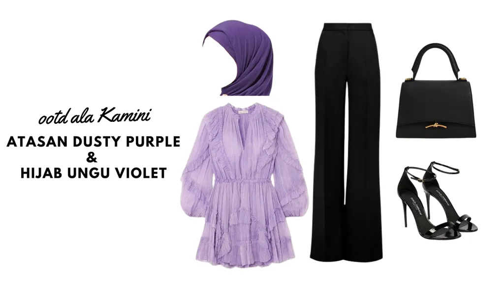 Hijab Warna Violet_