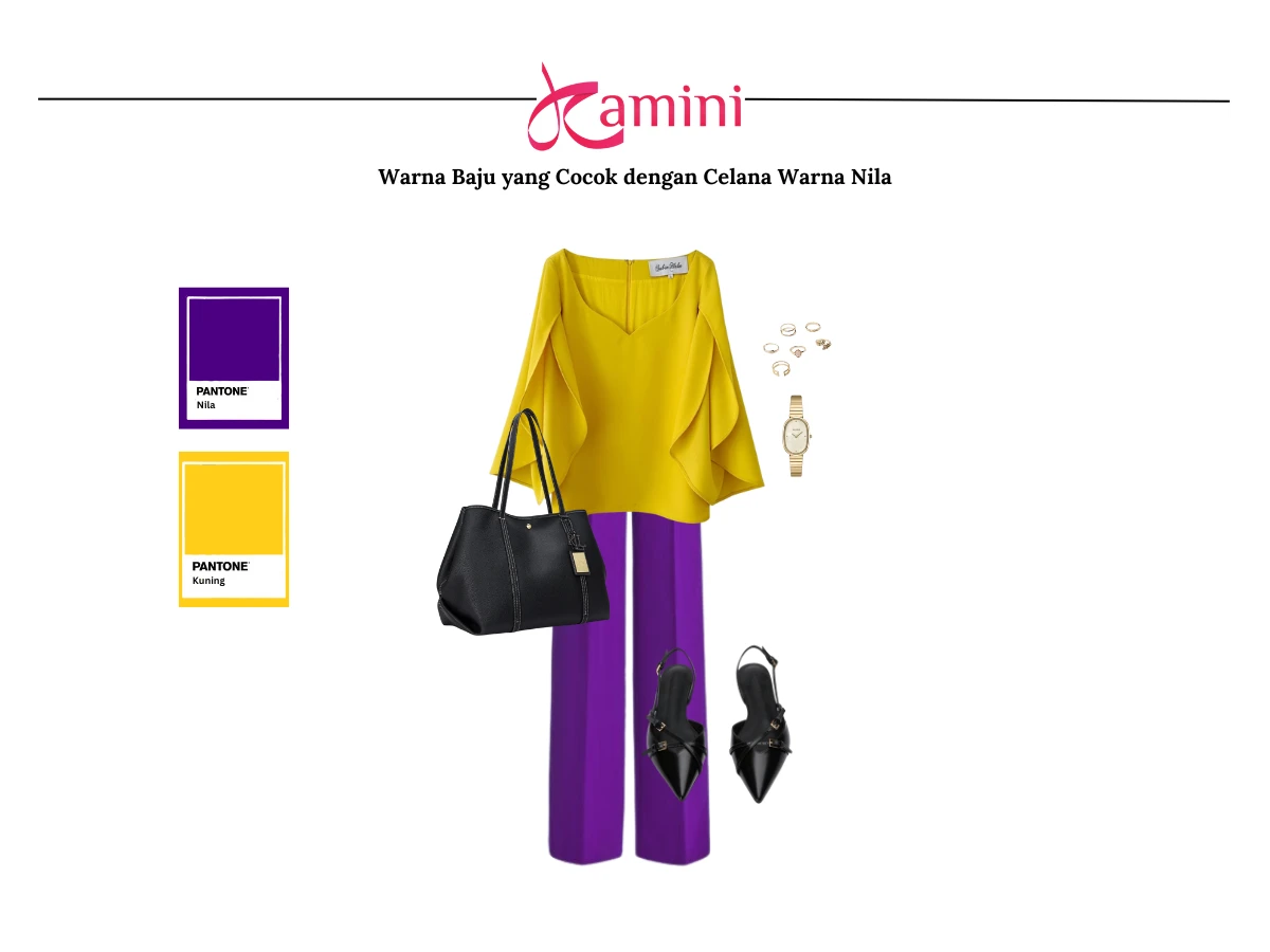 Celana Nila dan Baju Kuning