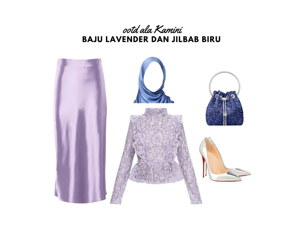 Baju Lavender dan Jilbab Biru_