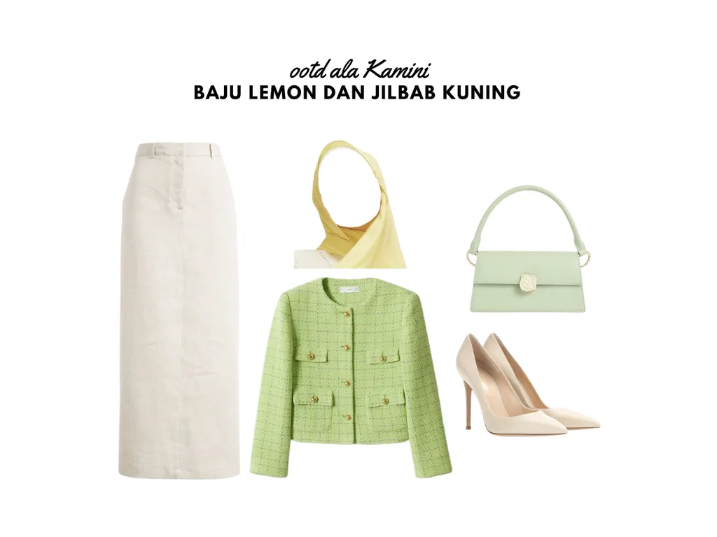 Baju Lemon dan Jilbab Kuning_
