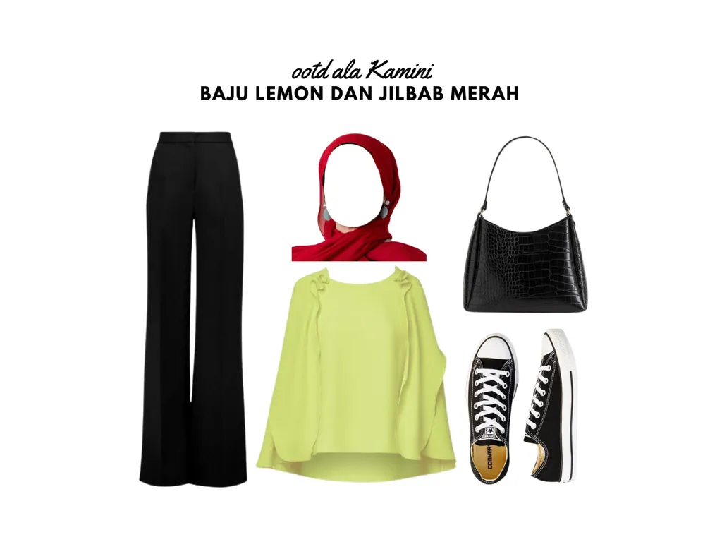 Baju Lemon dan Jilbab Merah_
