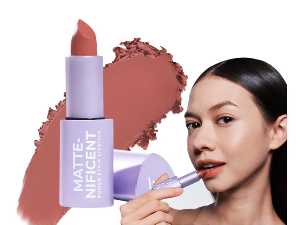Warna Lipstik untuk Remaja - Luxcrime Matte-nificent Power Stain Lipstick - Athena_