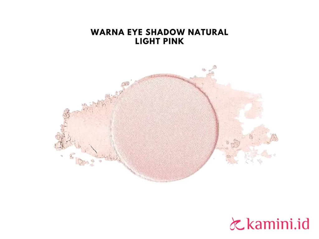 warna eyeshadow natural - light pink_