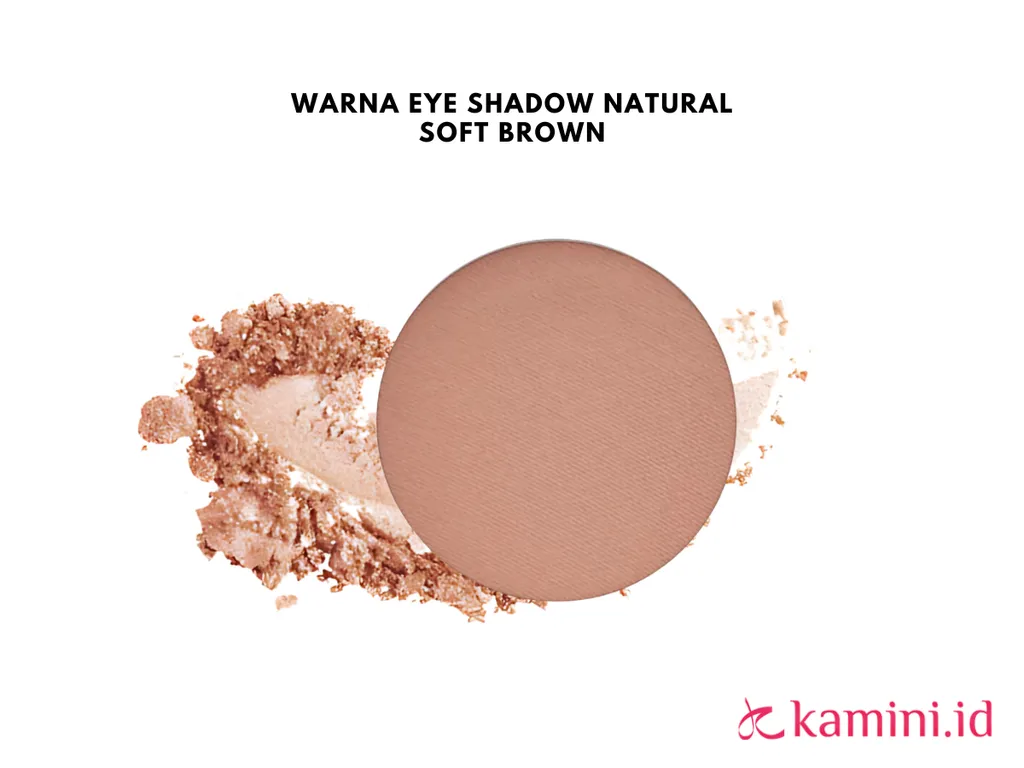 warna eyeshadow natural - soft brown_