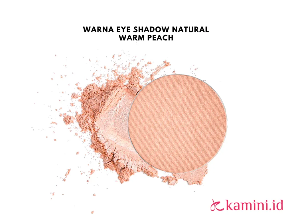 warna eyeshadow natural - warm peach_