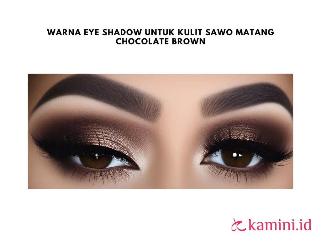 warna eyeshadow untuk kulit sawo matang - chocolate brown_