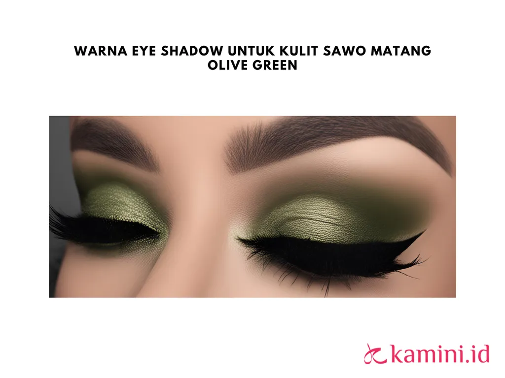 warna eyeshadow untuk kulit sawo matang - olive green_