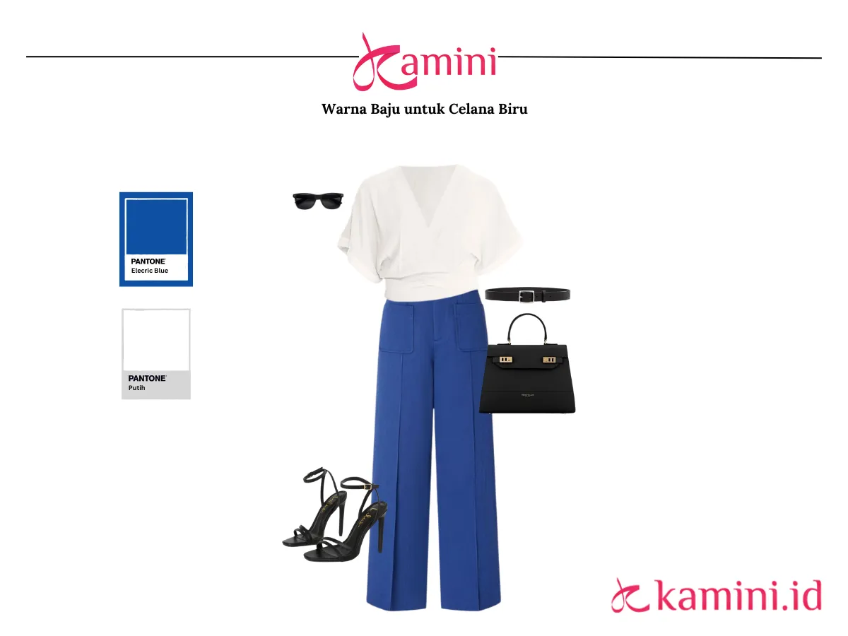 Celana Biru dan Bau Warna Putih_