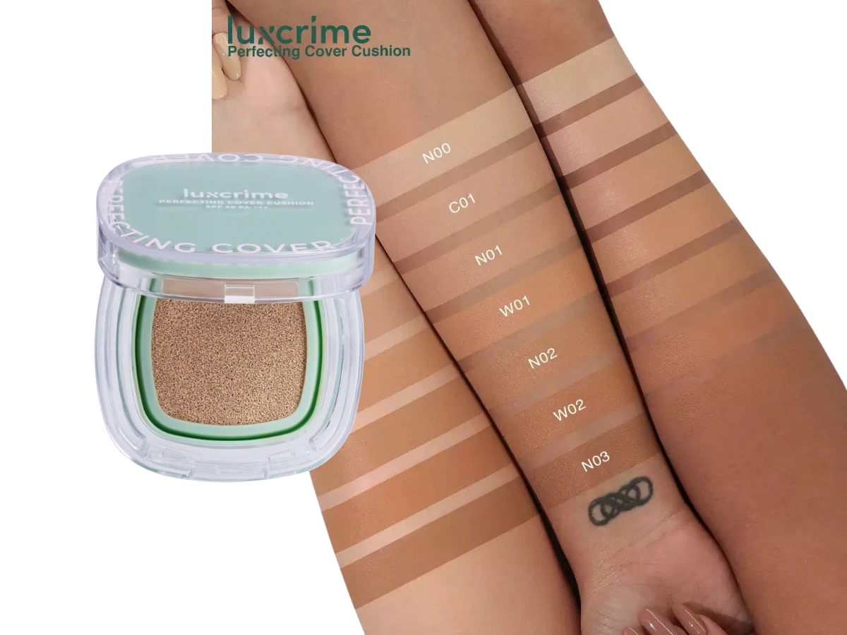 2. Luxcrime Perfecting Cover Cushion - Velvet Matte SPF 50 PA +++
