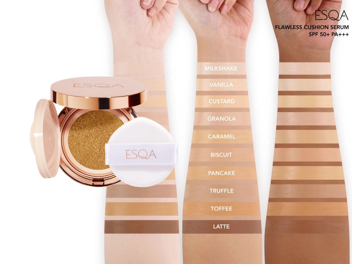 4. ESQA Flawless Cushion Serum SPF 50+ PA+++