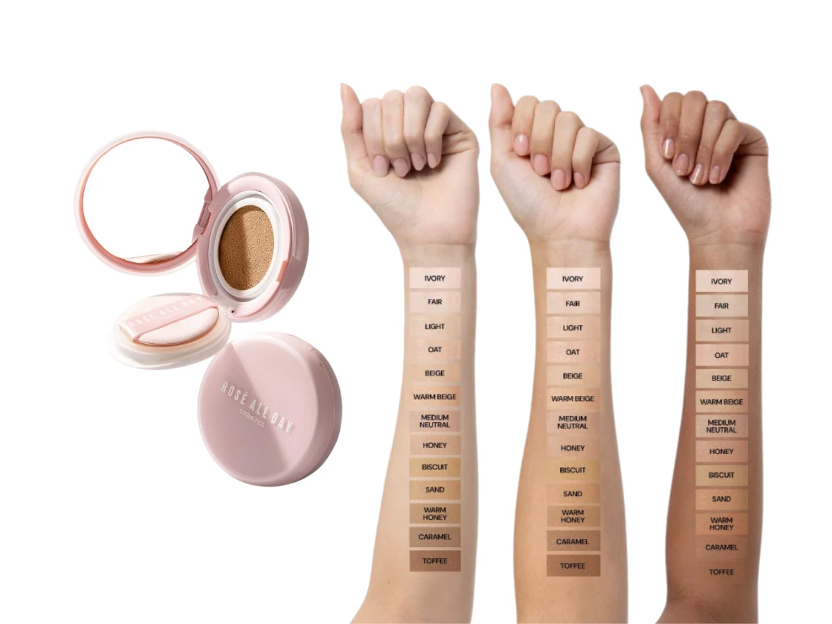 9. Rose All Day The Realest Lightweight Essence Cushion