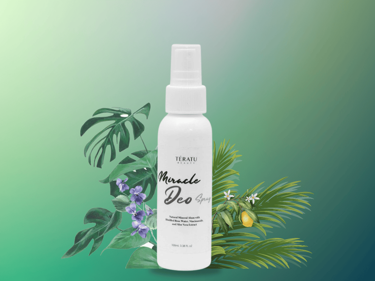 2. TERATU Miracle Deo Antiperspirant Spray